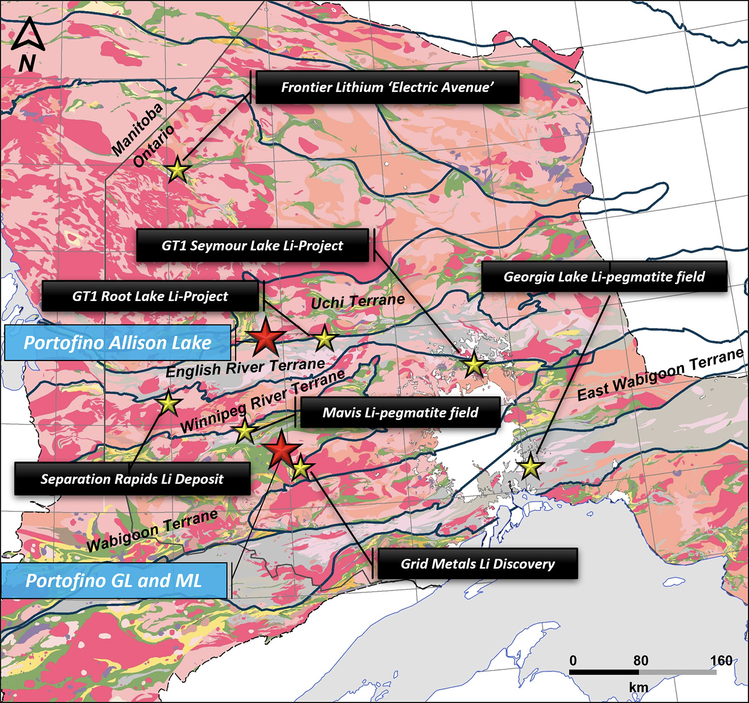 Portofino Receives Results from Allison Lake North Lithium Property