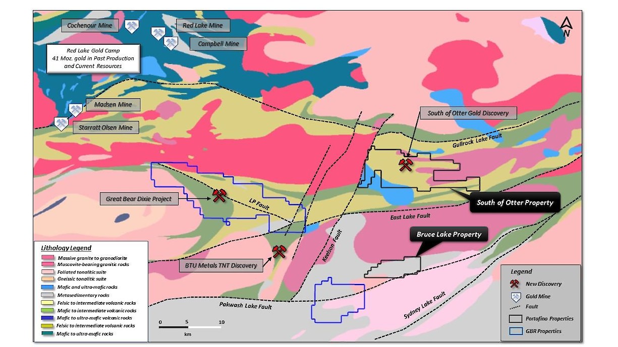 Portofino Receives Drilling Permit for South of Otter, Red Lake
